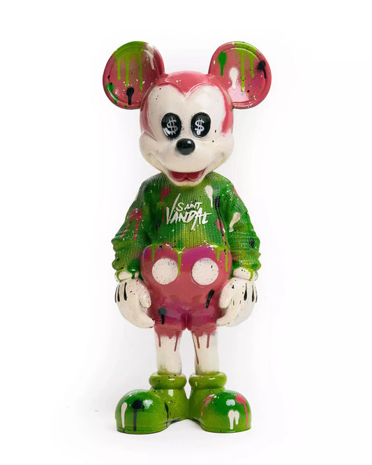 “MM VNDL” Green Sculpture