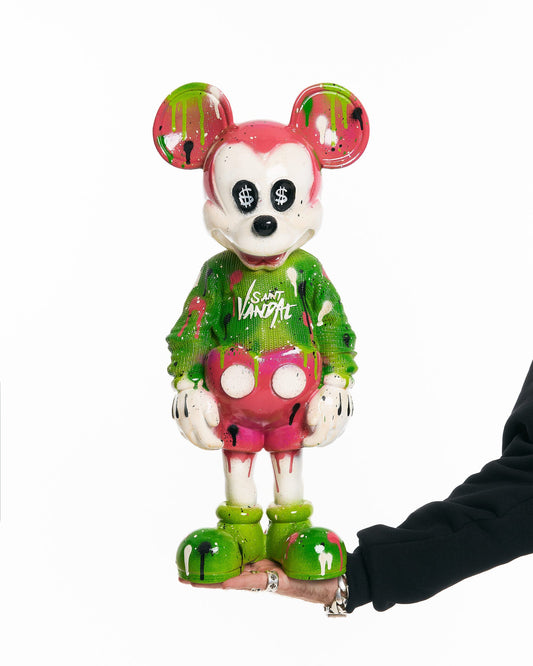 “MM VNDL” Green Sculpture