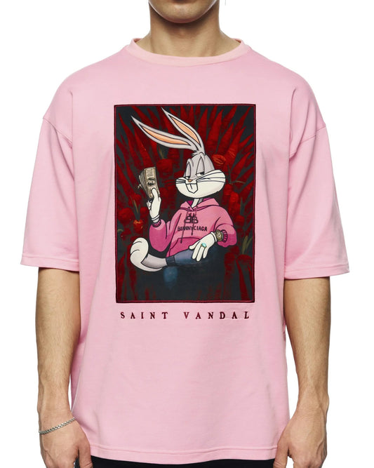 T-shirt “Bunnyciaga” Pink