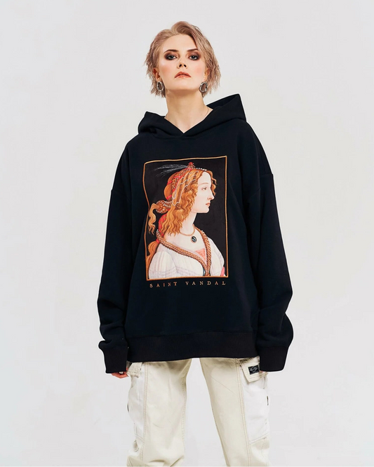Hoodie "Ritratto di dama" SANDRO BOTTICELLI