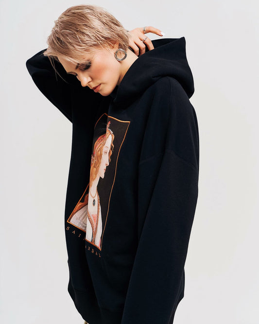 Hoodie "Ritratto di dama" SANDRO BOTTICELLI