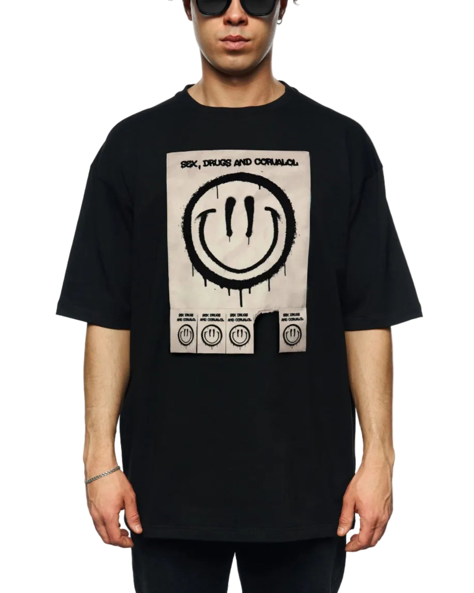 T-shirt “SMILE” Black