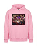 Hoodie “Party Time” Pink