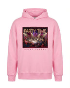Hoodie “Party Time” Pink