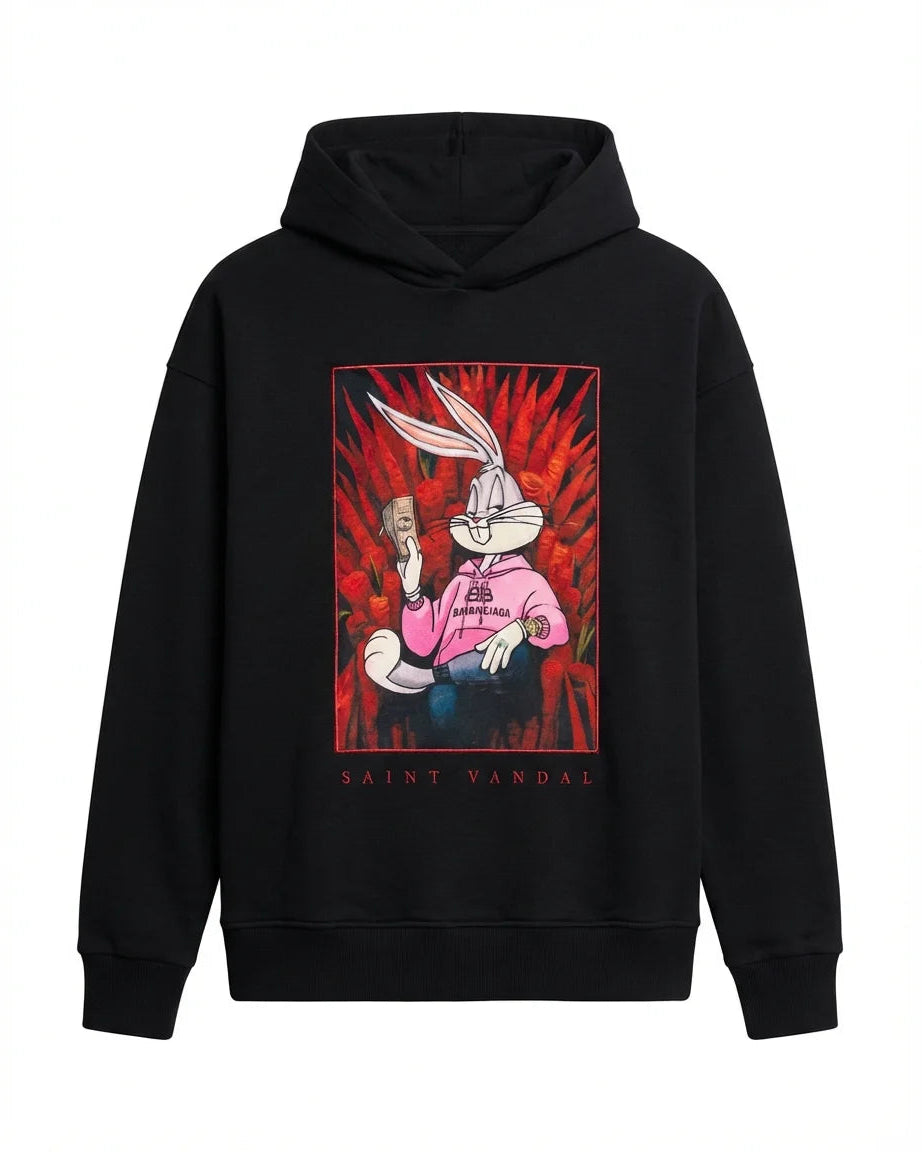 Hoodie “Bunny” Black