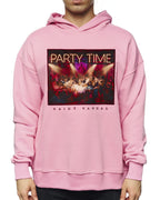 Hoodie “Party Time” Pink