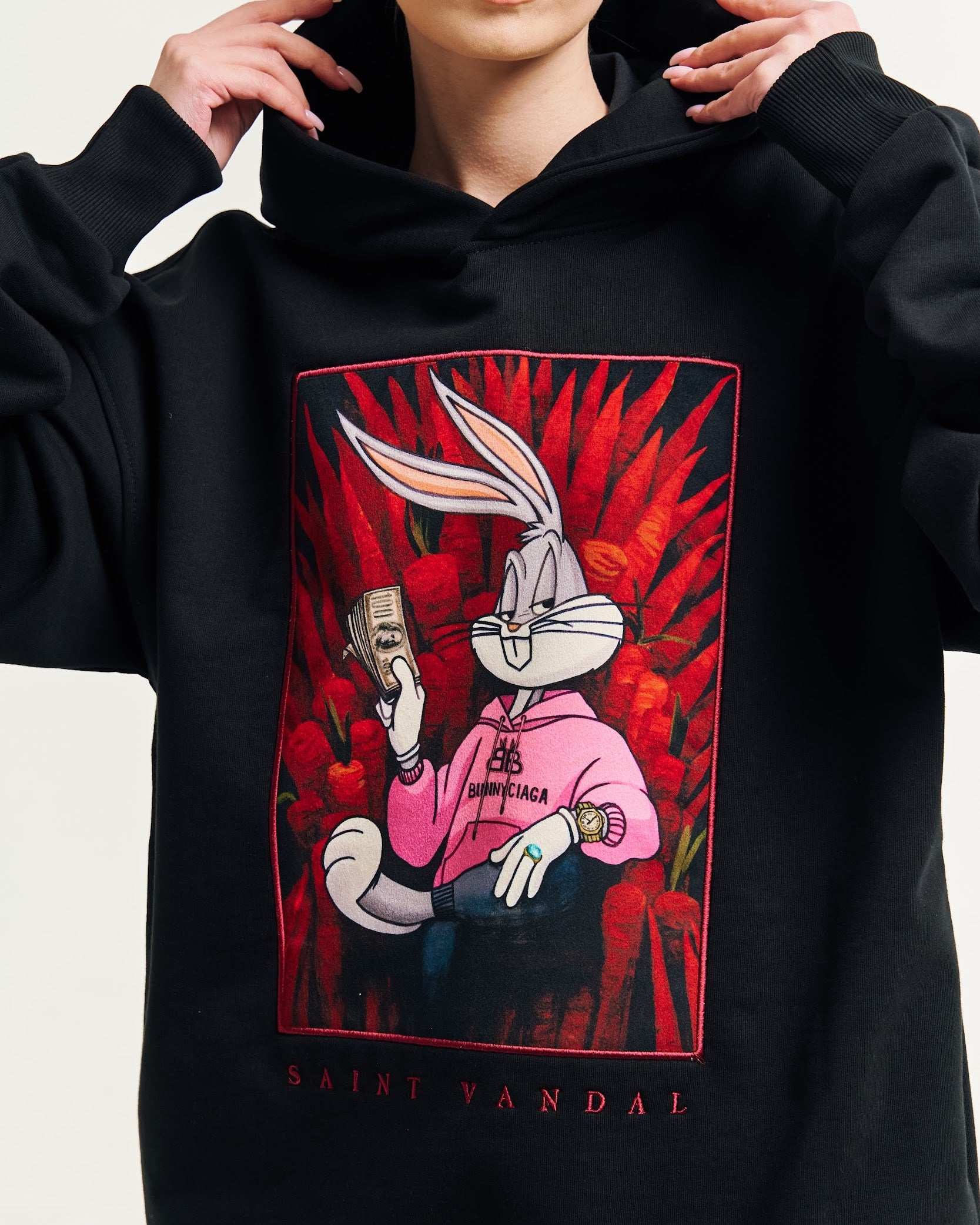 Hoodie “Bunny” Black