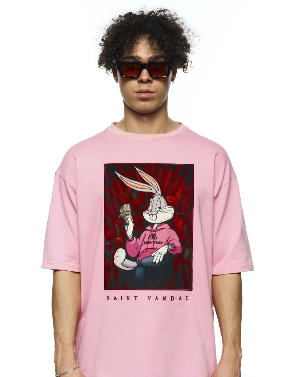 T-shirt “Bunnyciaga” Pink