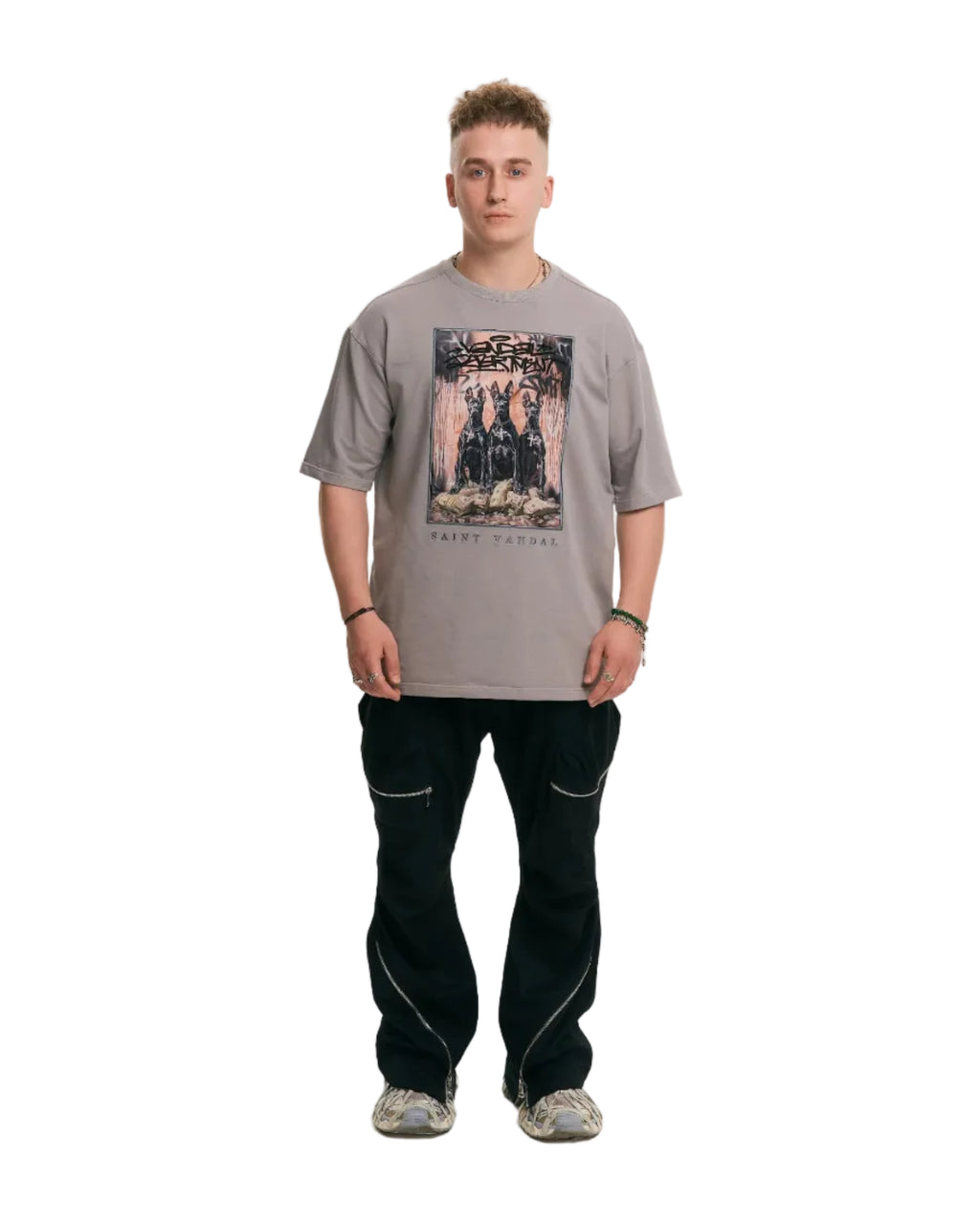 T-shirt “Capital Is Protected” Grey