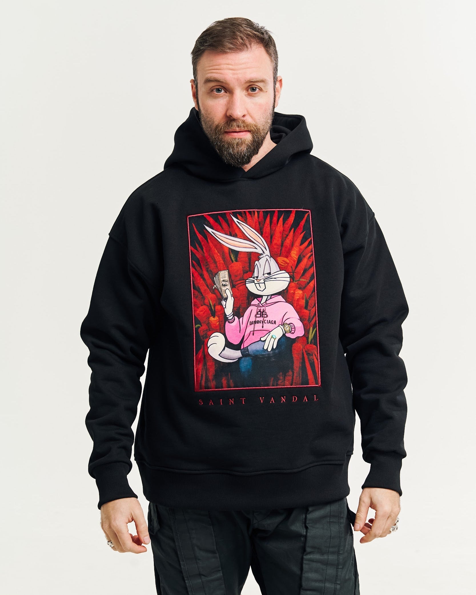 Hoodie “Bunny” Black