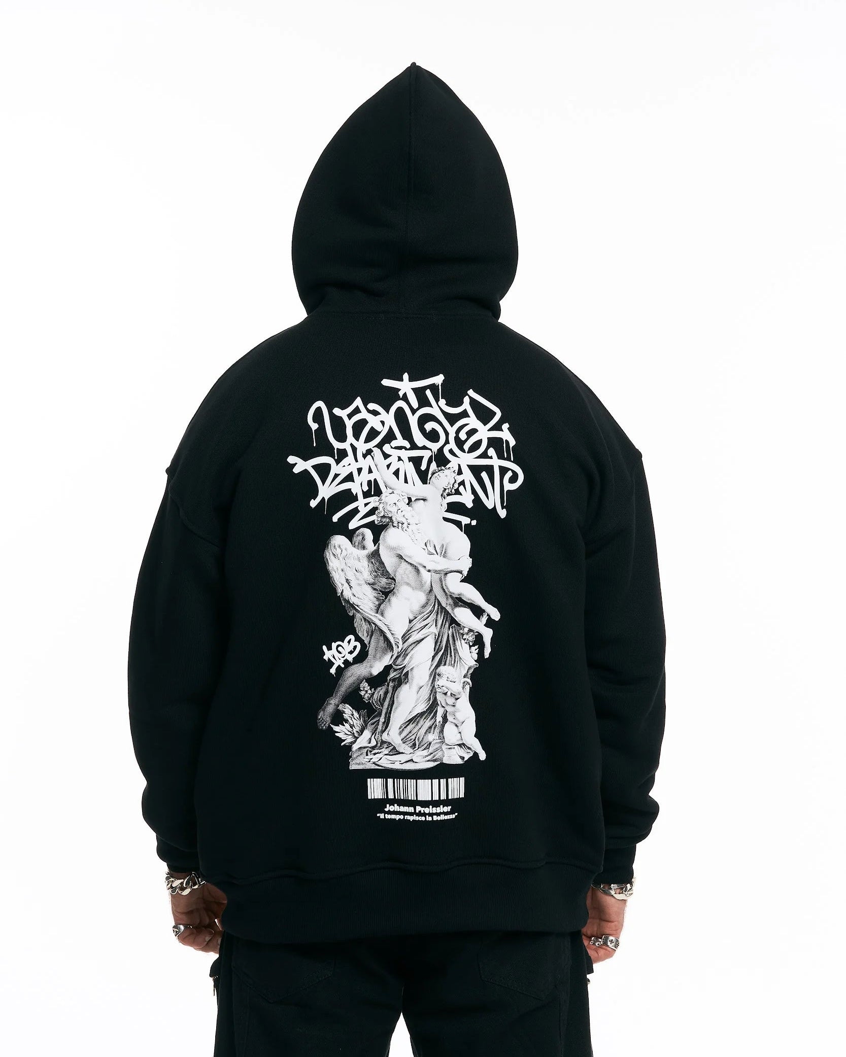 Hoodie “Die Zeit entführt die Schönheit” (Back Print)