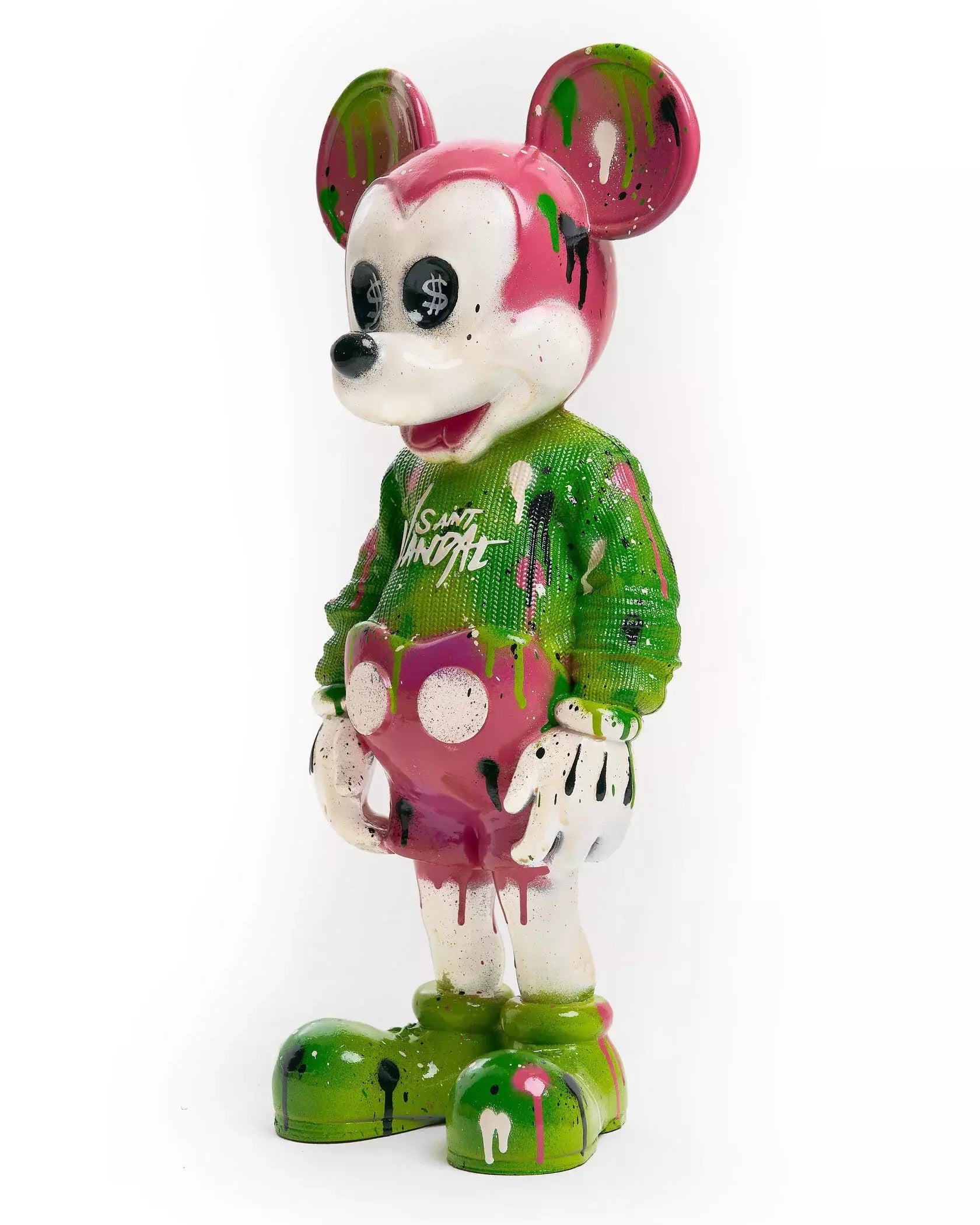 “MM VNDL” Green Sculpture