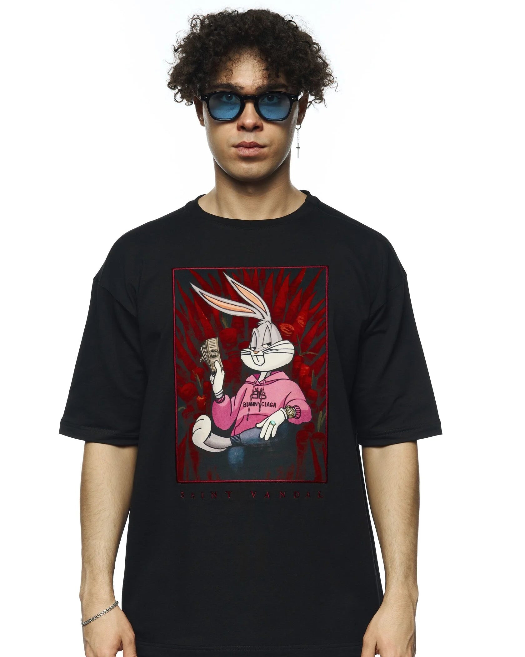 T-shirt “Bunnyciaga” Black