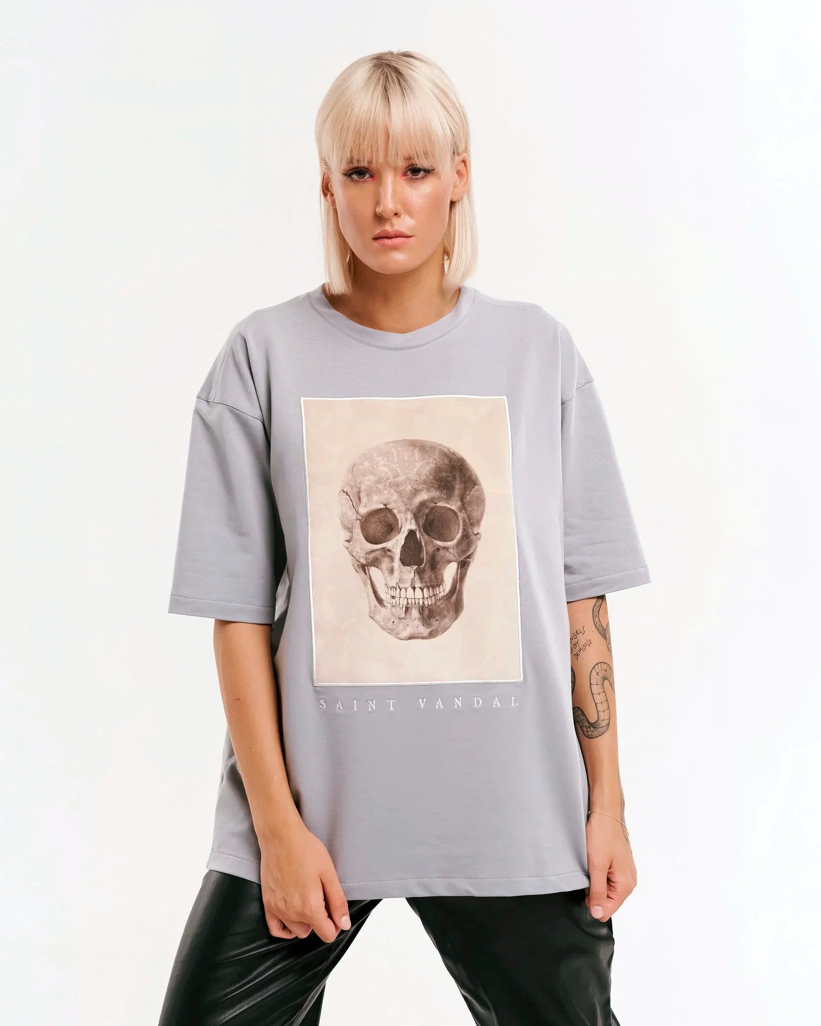 T-shirt “Scull” Grey