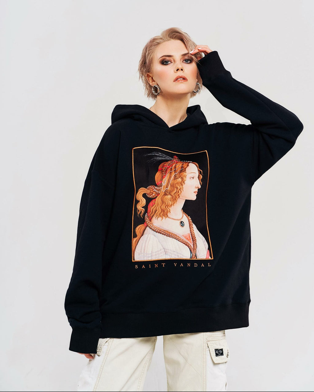 Hoodie "Ritratto di dama" ‌‌‍‍ ‌‌‍‍SANDRO BOTTICELLI‌‌‍‍‌